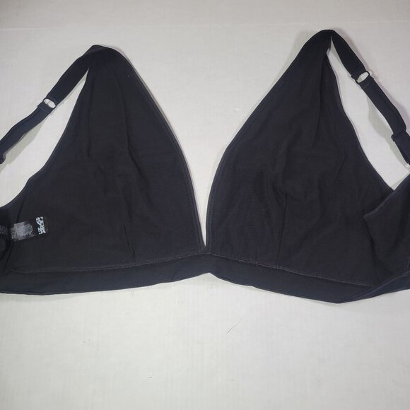 ASOS Design Black Adjustable Bralette Bikini Back Closure Top Size UK26/US22 - Picture 5 of 8